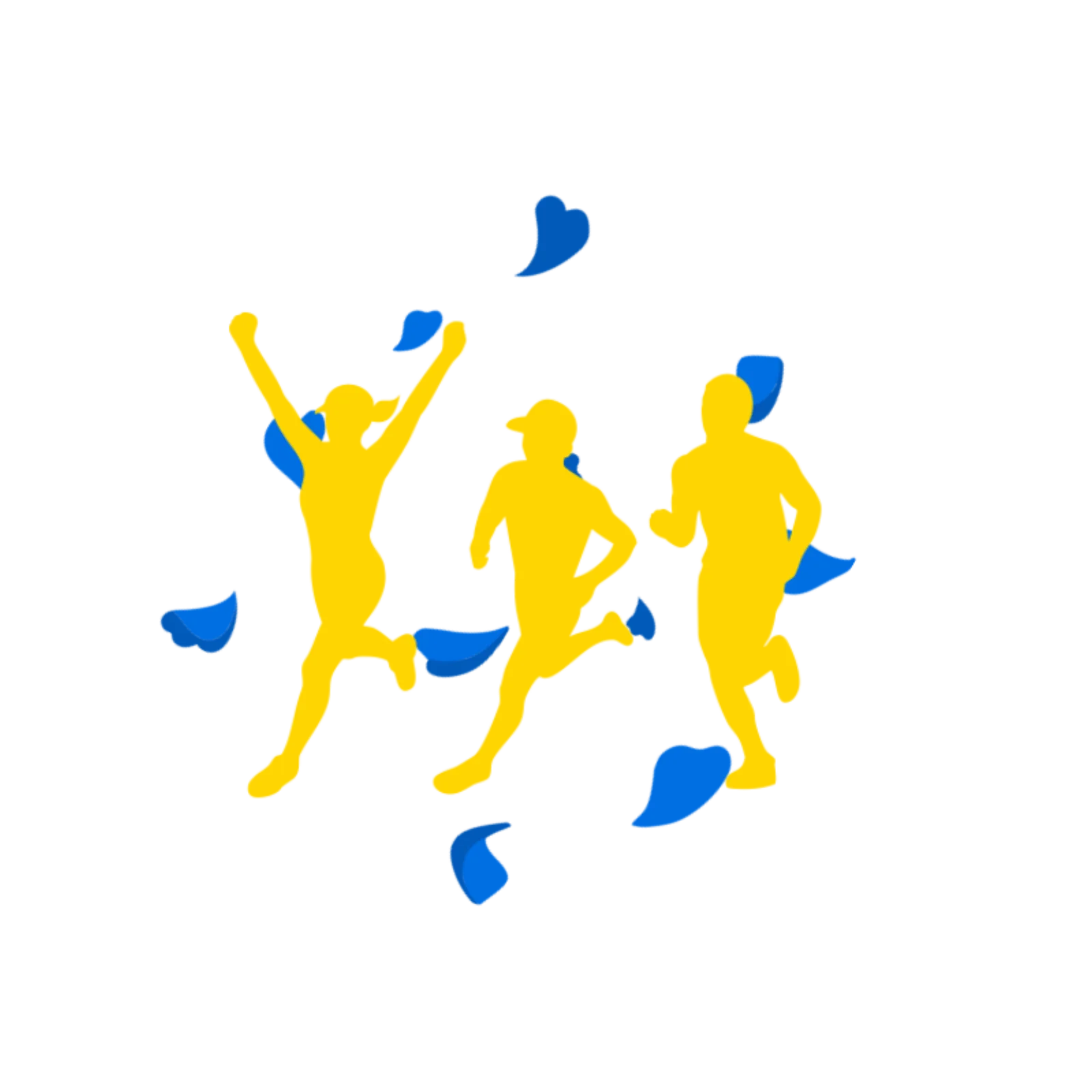 Illustration: Sponsorenlauf für die Ukraine-Hilfe