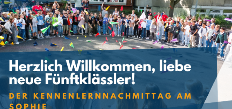Herzlich willkommen am SOPHIE!